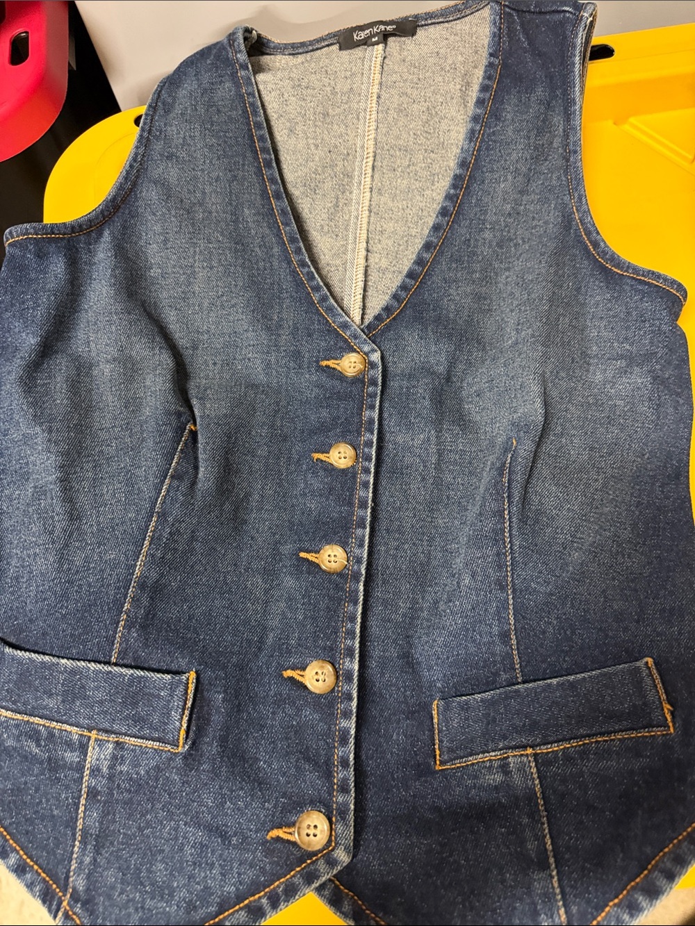 Karen Kane Denim Vest
